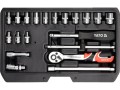 Zestaw kluczy YATO 20 elem. 1/4" 14491 - 2420859