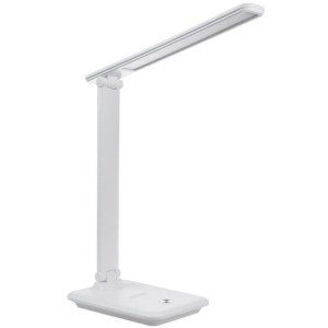 MACLEAN LAMPKA BIURKOWA LED, MAX. 9W, 220-240V AC, MOŻLIWOŚĆ ZMIANY BARWY, ŚCIEMNIALNA, 450LM MCE614 W