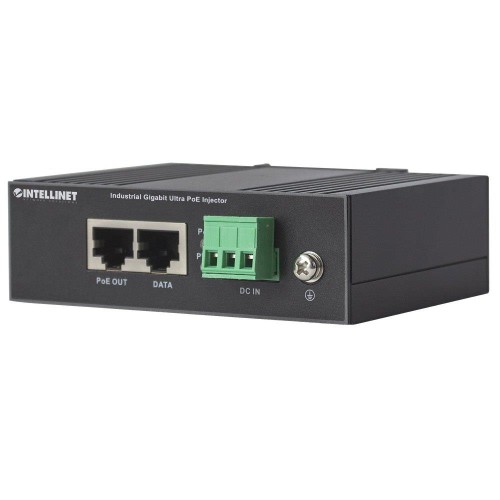 Zasilacz przemysłowy Ultra PoE Intellinet 1x RJ45 Gigabit 60W -40°C/+75°C - 694150