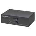 Przełącznik KVM Manhattan DisplayPort / USB 2x1 4K*60Hz - 1469286