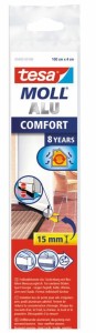 TESA USZCZELKA SZCZOTKOWA COMFORT 1m x 40mm BIAŁA