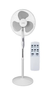 VOLTENO WENTYLATOR PODŁOGOWY CZARNY+ PILOT 40cm PODSTAWA KOŁO