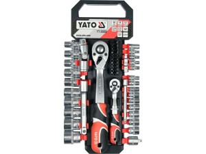 YT.ZESTAW KLUCZY   51el  1/2" / 1/4"