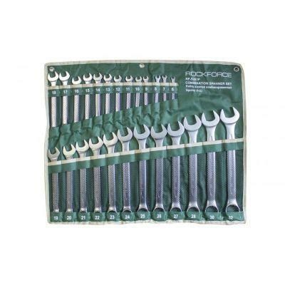 ROCKFORCE KLUCZ PŁASKO-OCZKOWY komplet 25 elementów (6-32mm) - 2693329