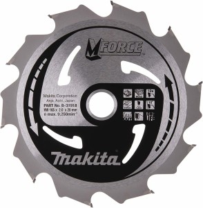 MAKITA PIŁA TARCZOWA  165x20x10z M-FORCE DREWNO