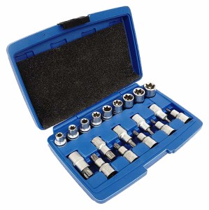 ZESTAW NASADEK TORX 19el./SILVER