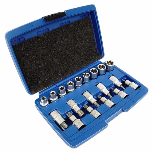 ZESTAW NASADEK TORX 19el./SILVER - 2693023