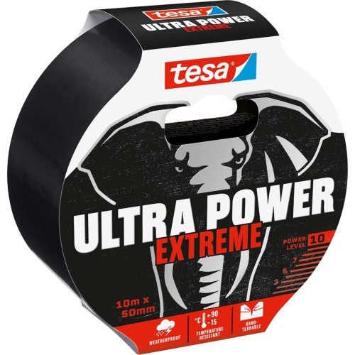 TESA TAŚMA NAPRAWCZA CZARNA 25m x 50mm ULTRA POWER EXTREME - 2691937