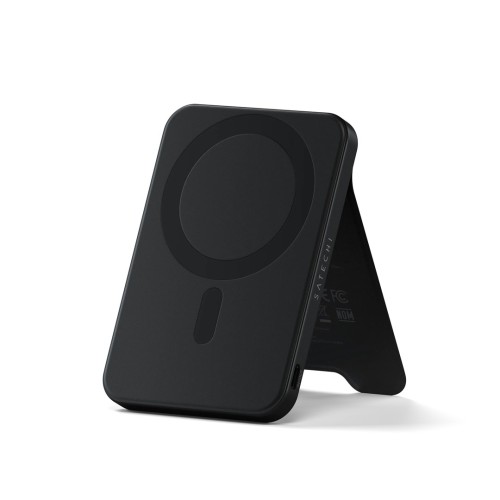 Satechi OntheGo Powerbank 5K - magnetyczny powerbank z podstawką 5k mAh kompatybilny z MagSafe i Qi2 (black) - 2692332