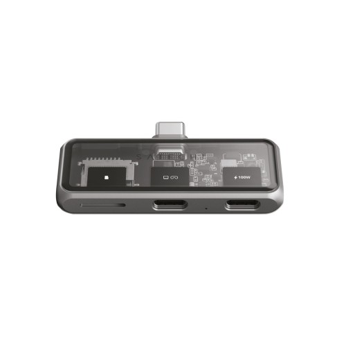 Satechi USB-C PD Mobile XR Hub i czytnik kart MicroSD gwiezdny szary - 2692328