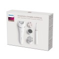 Depilator Philips BRE740/90 BRE740/90 Series 9000 Czas pracy (maks.) 40 min Na mokro i na sucho biały/różowy - 2691172