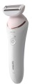 Depilator Philips BRE740/90 BRE740/90 Series 9000 Czas pracy (maks.) 40 min Na mokro i na sucho biały/różowy - 2691178