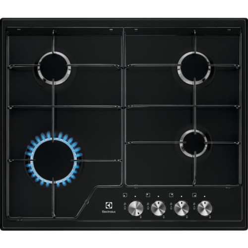 Płyta gazowa ELECTROLUX EGS6424K czarna emalia (WYPRZEDAŻ) - 2691485