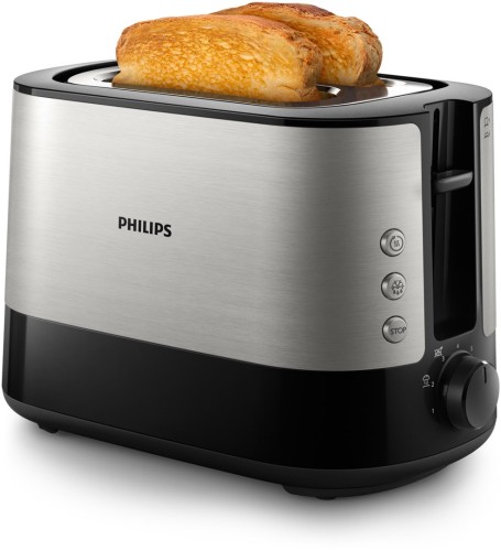 Philips Viva Collection HD2635/90 toster 7 2 kaw. Czarny, Tytan - 2696027