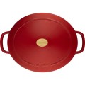 Garnek żeliwny owalny Ballarini Bellamonte - Czerwony, 5.5 ltr - 1777239