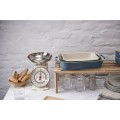 Zestaw 2 prostokątnych półmisków ceramicznych Staub - Antyczny turkusowy - 1180108