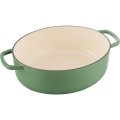 Garnek żeliwny owalny Ballarini Bellamonte - Zielony, 5.5 ltr - 1732966