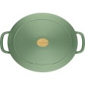 Garnek żeliwny owalny Ballarini Bellamonte - Zielony, 5.5 ltr - 1732967