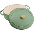 Garnek żeliwny owalny Ballarini Bellamonte - Zielony, 5.5 ltr - 1732964