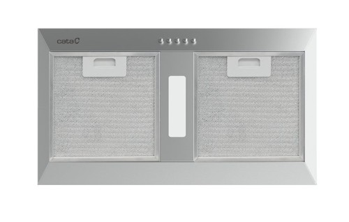 Osłona CATA GCB 55 X Daszek Klasa efektywności energetycznej C Szerokość 55 cm 371 m3/h Mechaniczna dioda LED Stal nierdzewna/Szary - 2695555