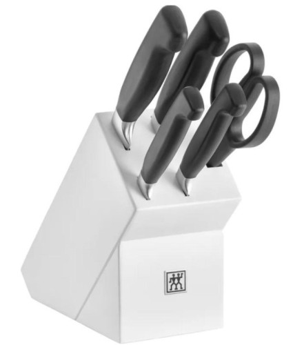 Zestaw 4 noży w bloku Zwilling Four Star - Biały - 2695856