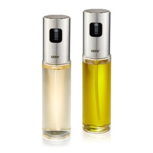 GEFU NEVA dozownik na olej/ocet 0,1 l Butelka Szkło, Plastik, Stal nierdzewna Stal nierdzewna, Przezroczysty