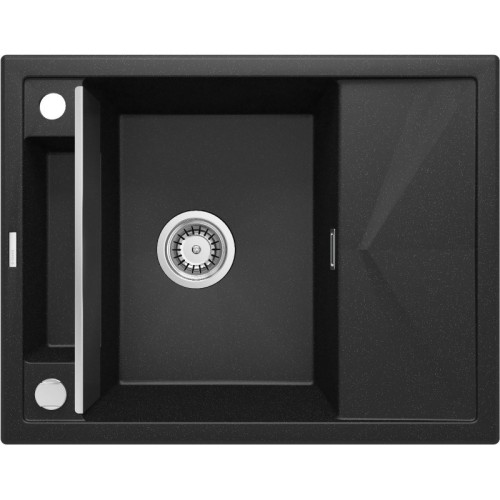 Zlewozmywak granitowy magnetyczny 1-komorowy z ociekaczem - 2696104