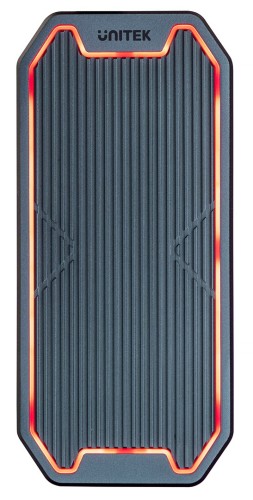 Unitek Obudowa dysku M.2 SSD NVMe/SATA 10Gbps RGB - 2696564