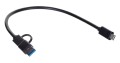 Unitek Obudowa dysku M.2 SSD NVMe/SATA 10Gbps RGB - 1495156