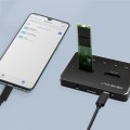 Stacja dokująca dysków SSD M.2 NVMe SATA USB-C DUAL 2 x 2TB - 2002268