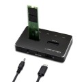 Stacja dokująca dysków SSD M.2 NVMe SATA USB-C DUAL 2 x 2TB - 2002267