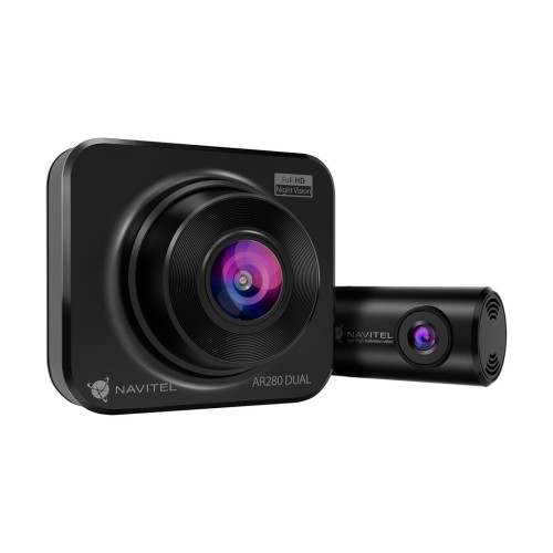 Kamera samochodowa Navitel AR280 DUAL Full HD z dodatkową kamerą cofania - 2696685