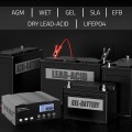 Qoltec Inteligentna mikroprocesorowa ładowarka 12V | 12.6V | 24V | Prostownik z funkcją naprawy do AGM GEL | LCD - 2663999