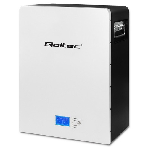Qoltec Stabilny Magazyn energii LiFePO4 | 5.12kWh | 51.2V | 100Ah | BMS | LCD - 2696772
