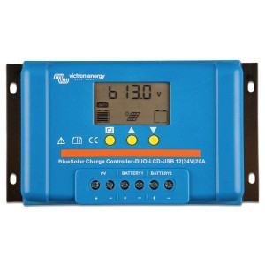 Regulator napięcia PWM DUO LCD&USB 12/24V-20A
