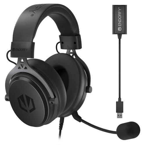 ENDORFY VIRO Plus USB Zestaw słuchawkowy Przewodowa Opaska na głowę Muzyka/dzień powszedni Czarny - 2696887