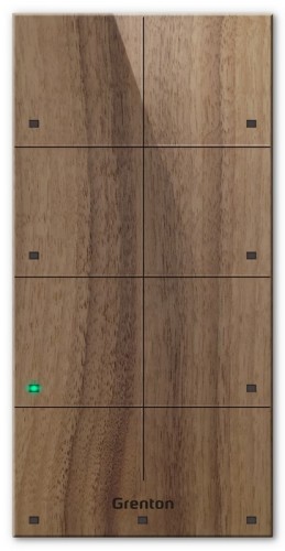 Panel dotykowy Grenton / 8 pól dotykowych / TF-Bus / ciemny drewniany front - 2696952