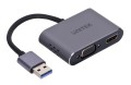 Adapter Unitek USB-A na HDMI i VGA, FullHD - 1037822