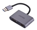 Adapter Unitek USB-A na HDMI i VGA, FullHD - 1156831