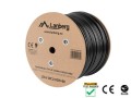 KABEL LAN FTP KAT.6 305M DRUT OUTDOOR ŻELOWANY CU CZARNY FLUKE PASSED LANBERG - 2697002