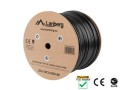 KABEL LAN FTP KAT.6 305M DRUT OUTDOOR ŻELOWANY CU CZARNY FLUKE PASSED LANBERG - 1169853