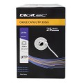 Qoltec Kabel sieciowy/skrętka UTP | CAT6 | 305m | PVC szary - 1323390
