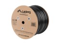 KABEL LAN FTP KAT.6 305M DRUT OUTDOOR CU CZARNY FLUKE PASSED LANBERG - 1169854