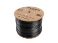 KABEL LAN UTP KAT.6 305M DRUT OUTDOOR ŻELOWANY CU CZARNY FLUKE PASSED LANBERG - 1125037
