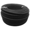 Kabel Skrętka Kat 5e UTP Drut 100m Czarna Zewnętrzna CCA - 1310083