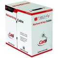 Kabel Skrętka Cat6 UTP LSZH drut miedź 305m szary - 1483150