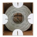Kabel Skrętka Cat6 UTP LSZH drut miedź 305m szary - 1483151