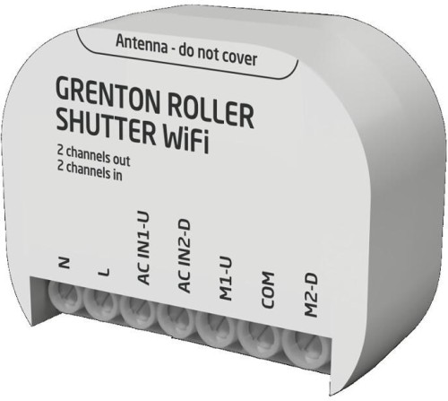 Moduł wyjść roletowych (1 wyj.) Grenton / montaż dopuszkowy / Wi-Fi - 2697065