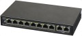 SWITCH POE PULSAR S108 10-PORTÓW (8xPoE + 2xUPLINK)  IEEE 802.3af/at, 48VDC / 30W/port (PoE+) 120W - 839747