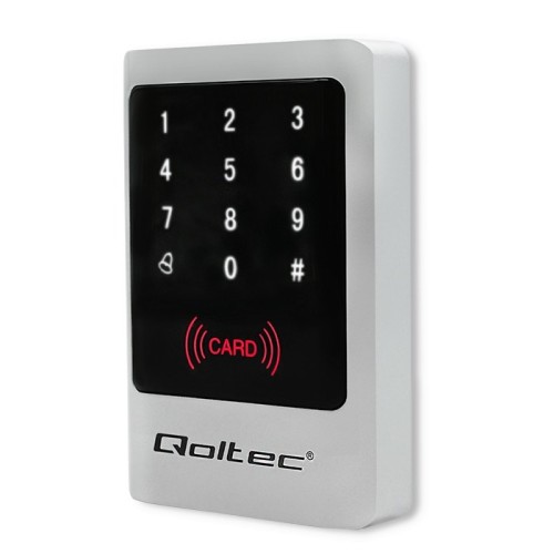 Qoltec Zamek szyfrowy MIMAS  z czytnikiem RFID| kod | karta | brelok | dzwonek | IP68 | EM - 2697171